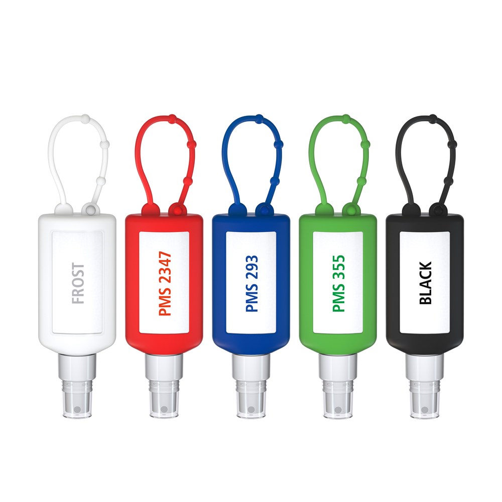 Smartphone & Arbeitsplatz-Reiniger, 50 ml Bumper schwarz, Body Label (R-PET)