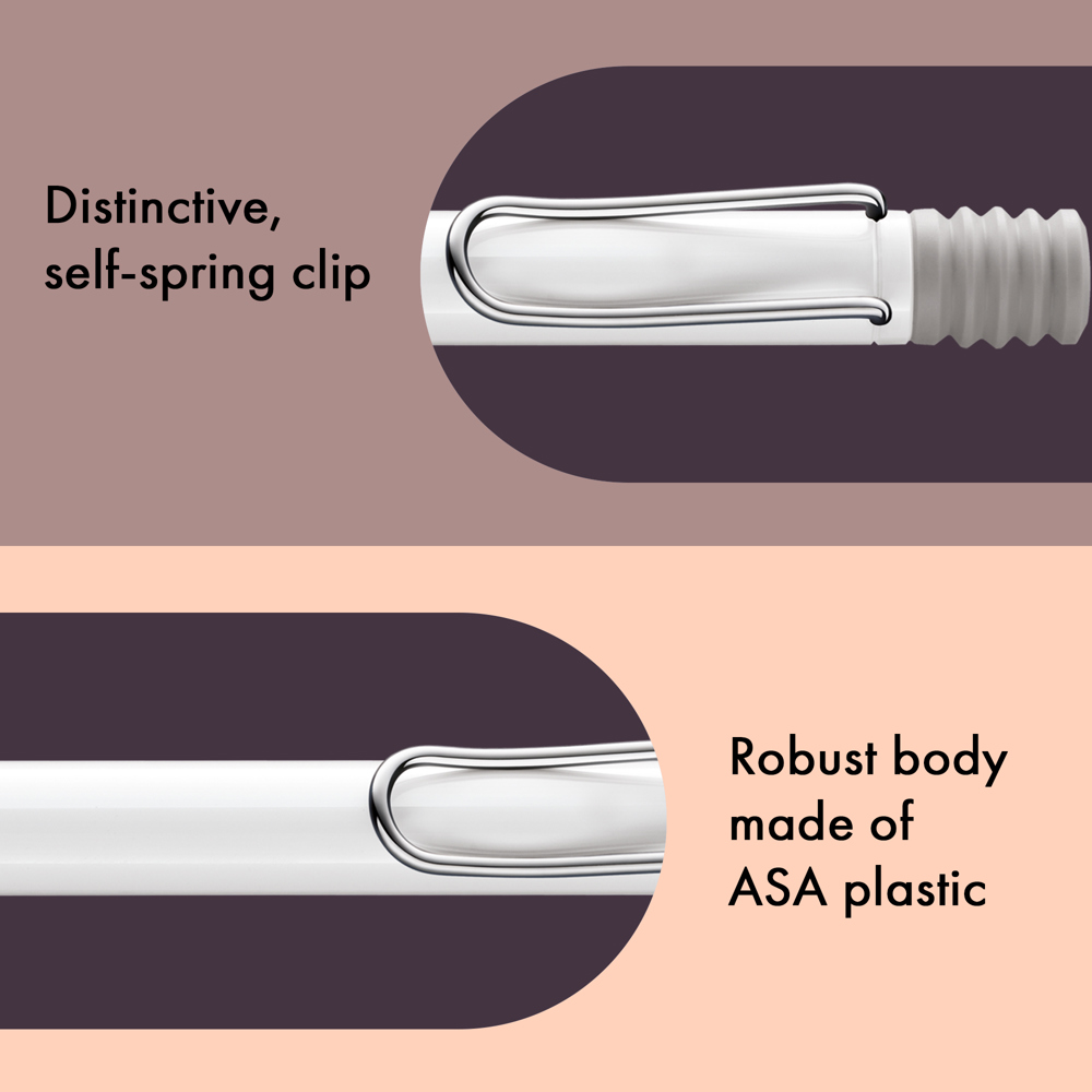 Kugelschreiber LAMY safari white