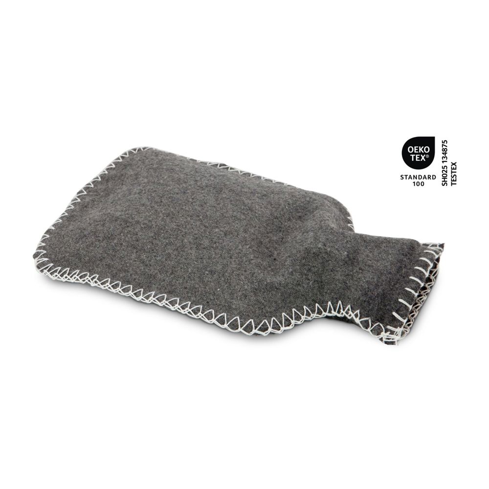 Wärmflasche mit Filzbezug