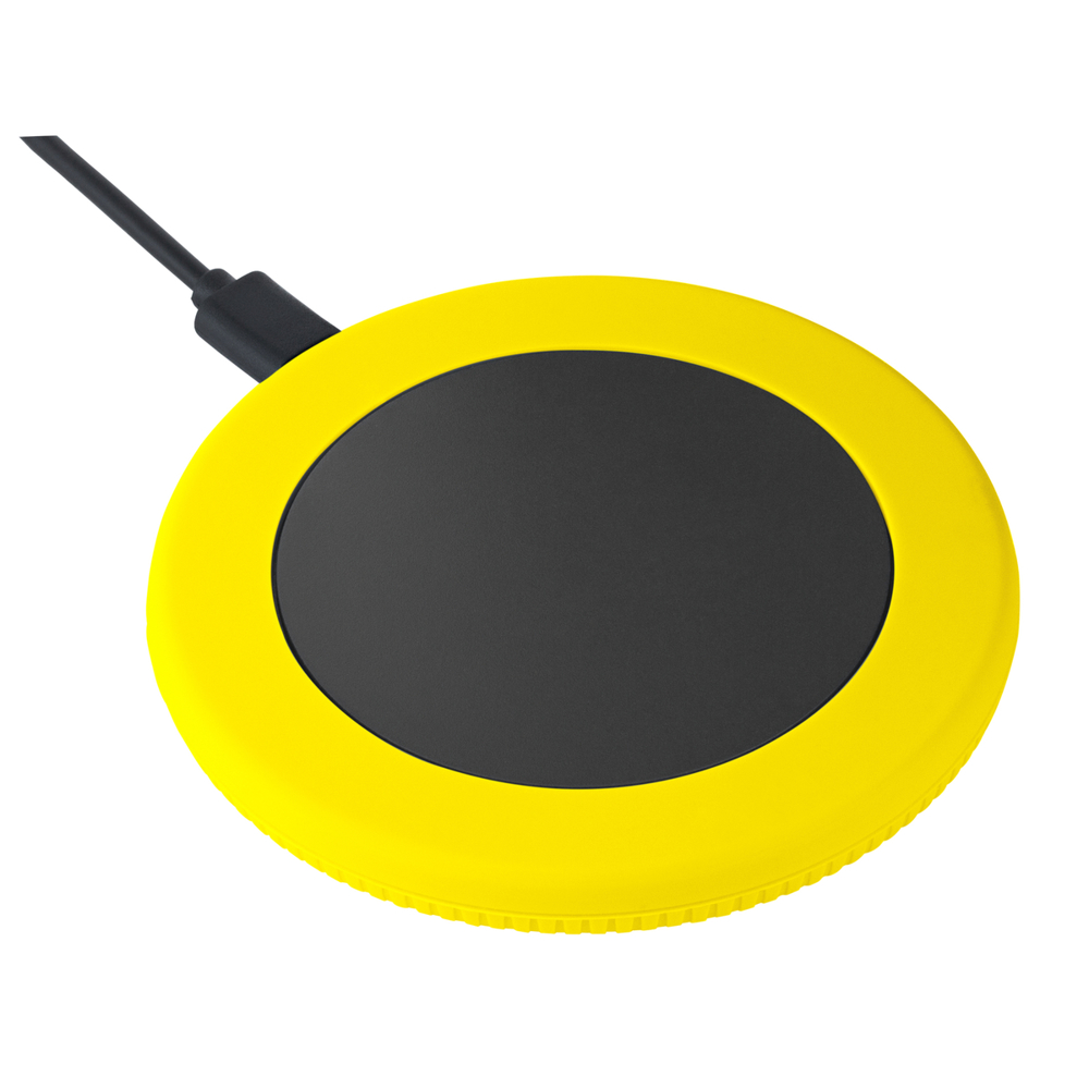 Wireless Charger REEVES-myMATOLA - gelb, schwarz