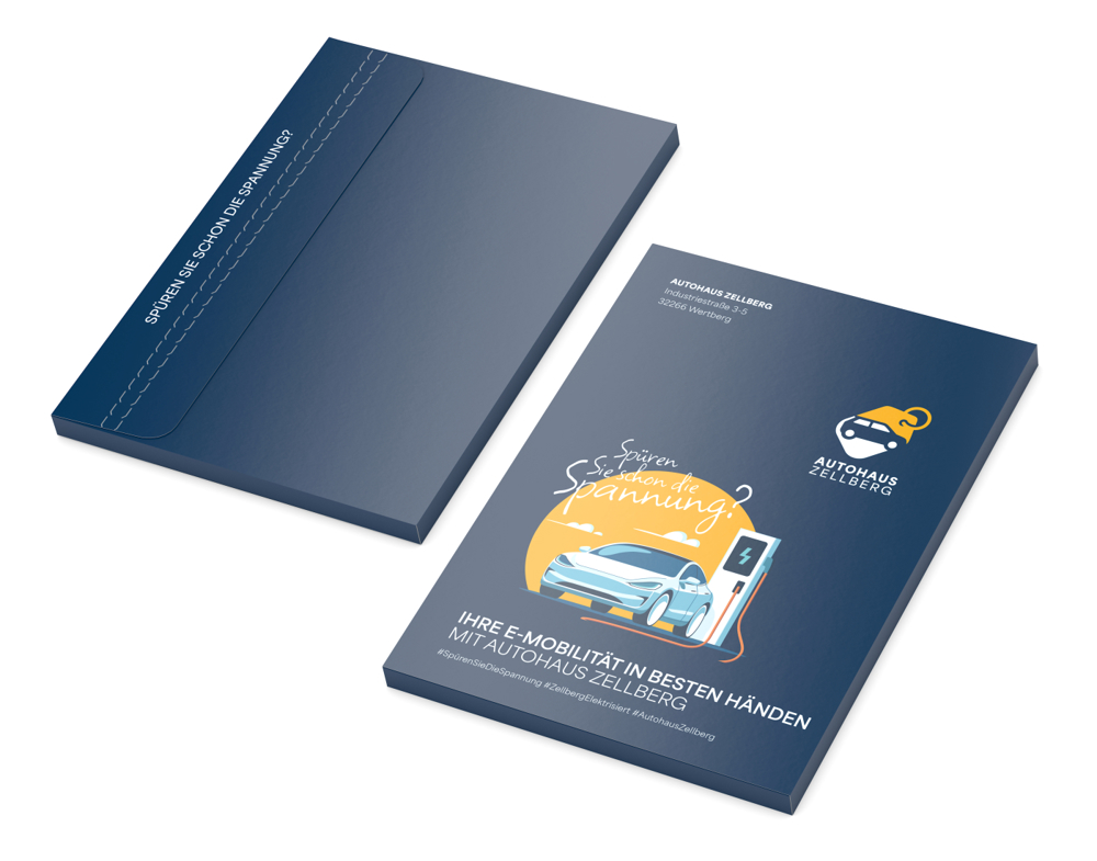 Versandmappe, 4/0farbig, ohne Fenster