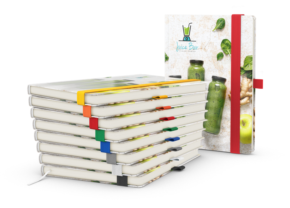 Notizbuch Match-Book Papier-Hardcover individuell bedruckt