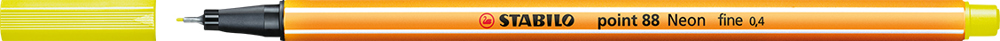 STABILO point 88 Fineliner - neongelb