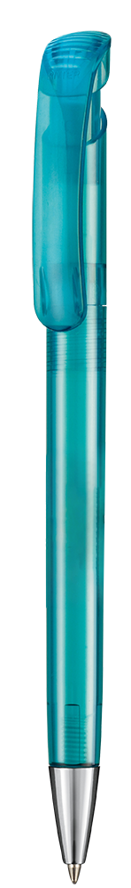 Kugelschreiber BONITA TRANSPARENT - türkis TR/FR
