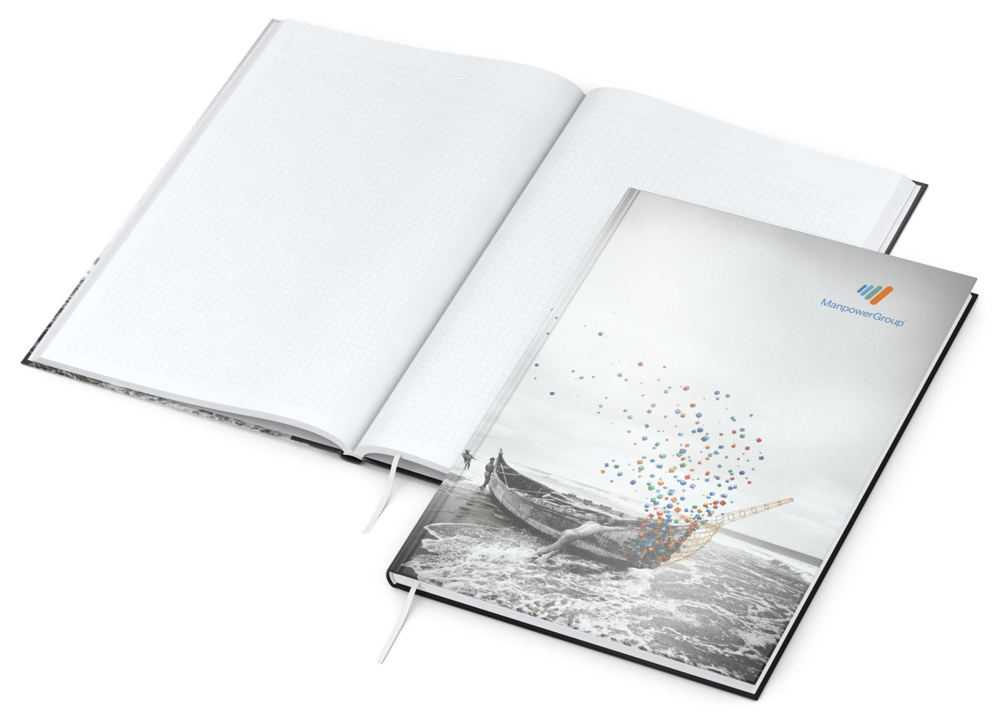 Notizbuch Note-Book Bestseller, A4, matt-individuell