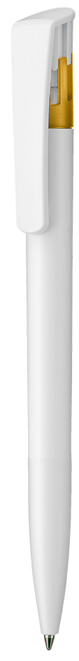 Kugelschreiber ALL-STAR SF - weiss/mango-gelb TR/FR