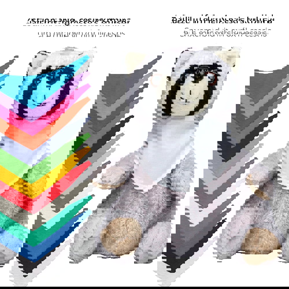 Waschbär Kuddel, grau, one size