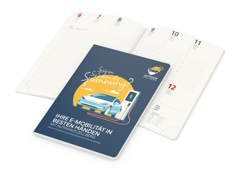 Wochenkalender Prestige-Flexx RECYCLING A5 Naturkarton-Softcover individuell