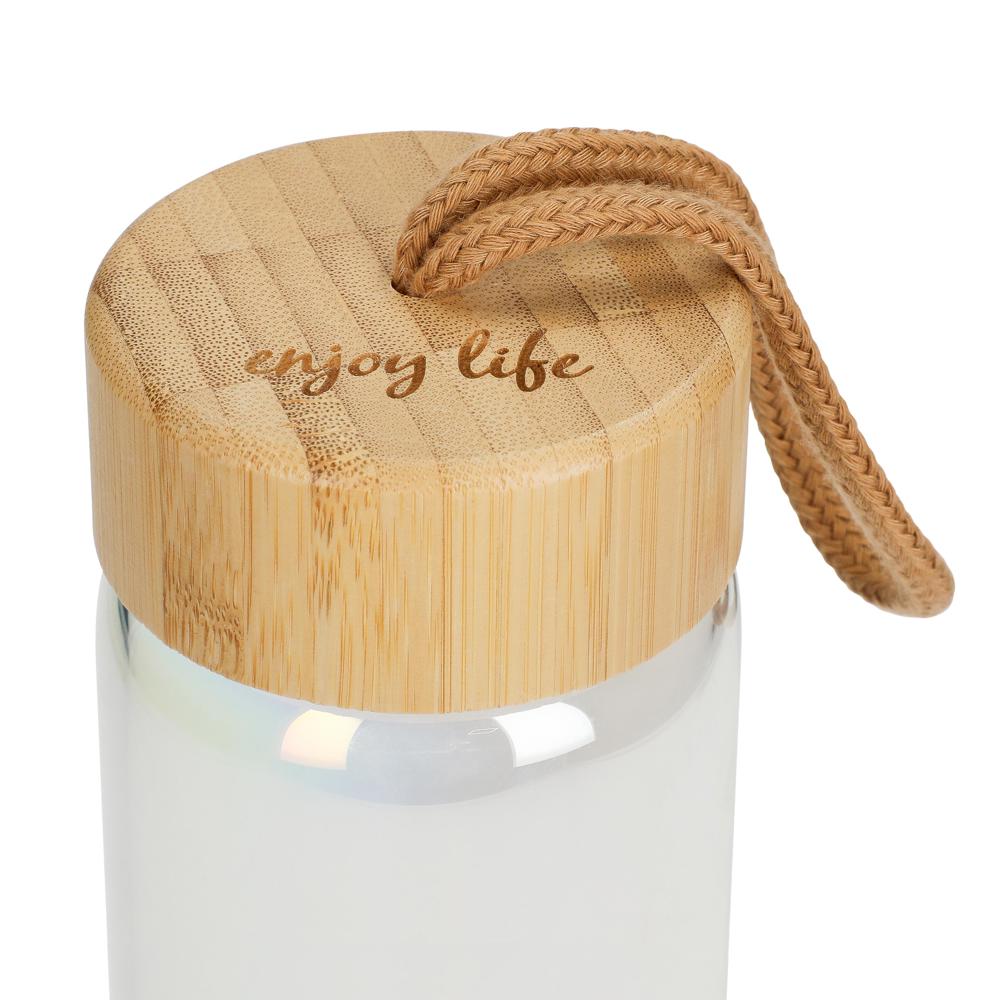 Glasflasche "Bamboo", 0,65 l, colour