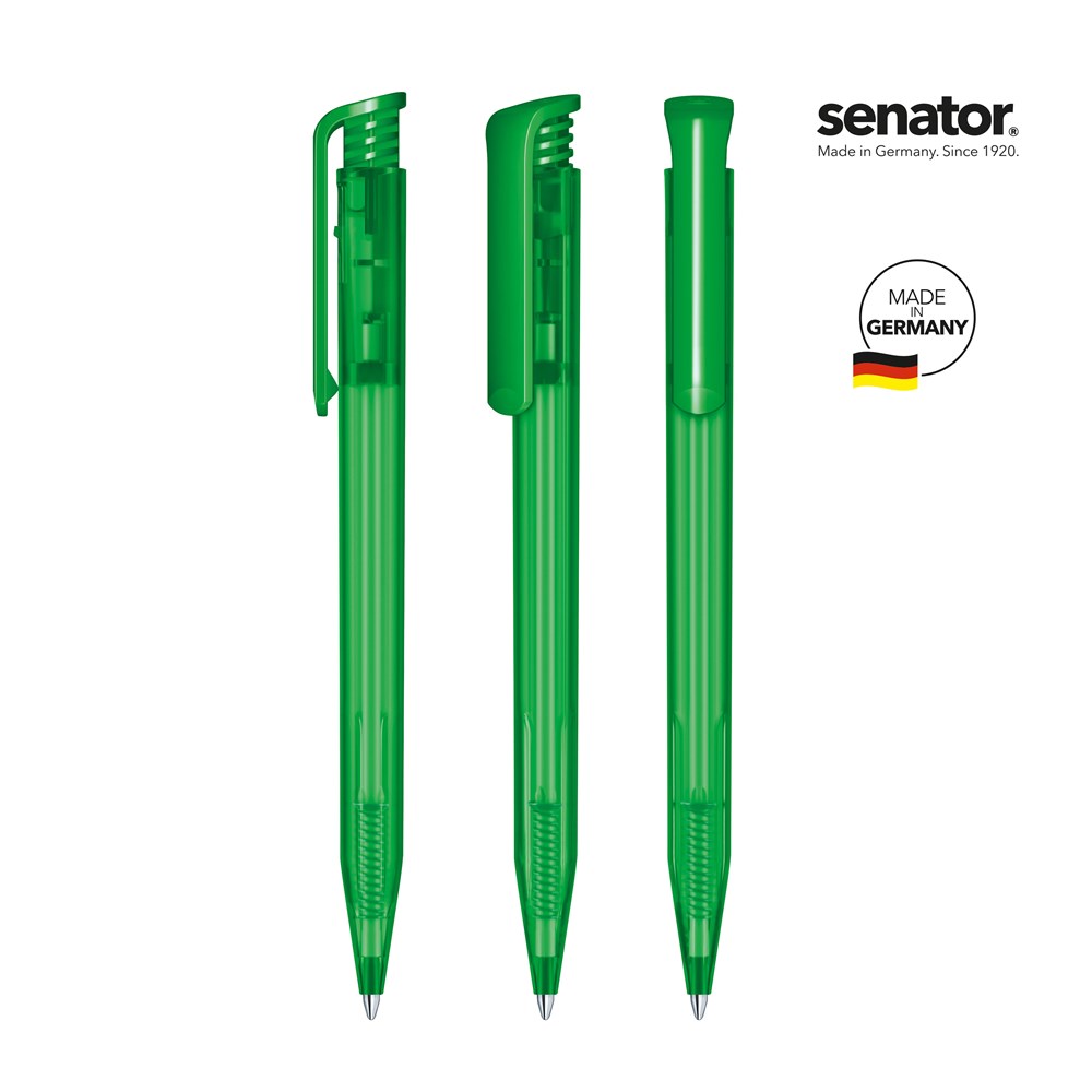 senator® Super Hit Frosted Druckkugelschreiber - grün 347