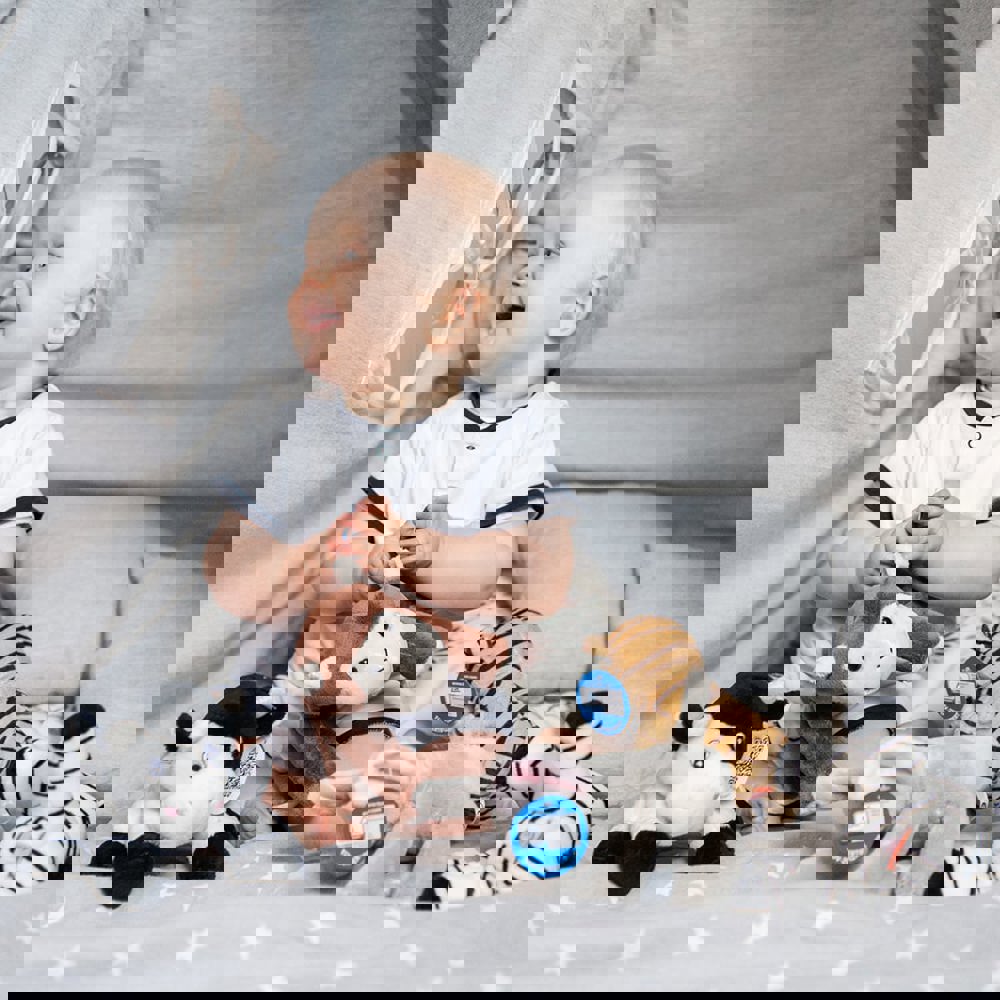 Zebra Zora, schwarz/weiß, one size