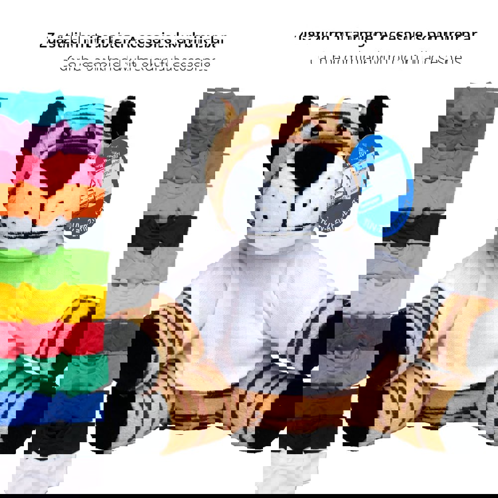 Tiger David, hellbraun, one size