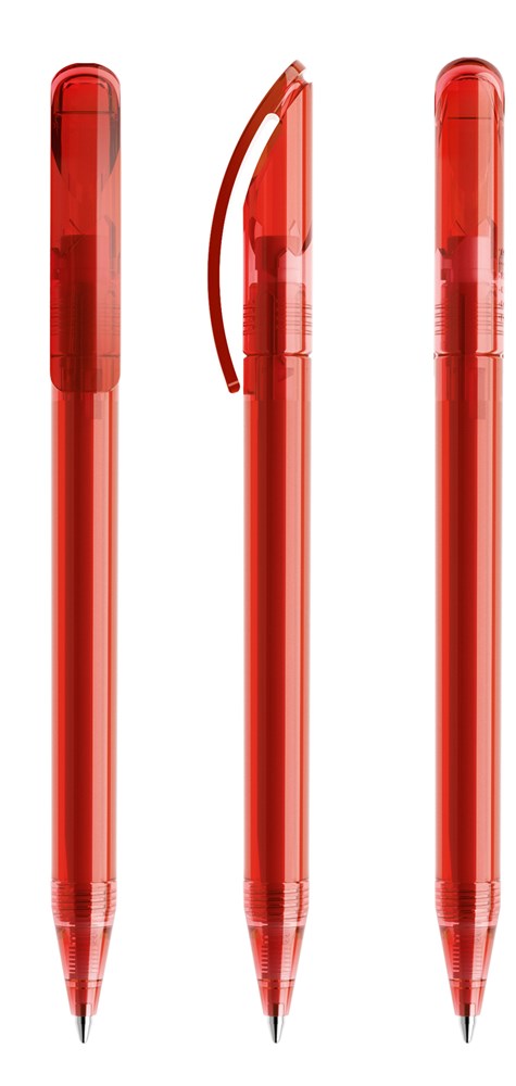 Prodir DS3TTT Transparent - Rot transparent