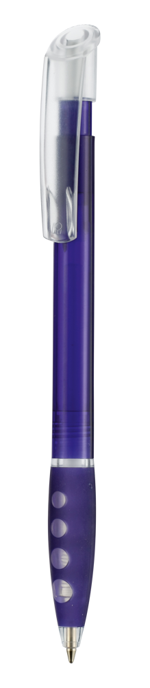 Kugelschreiber BUBBLE TRANSPARENT - ozean-blau TR/FR