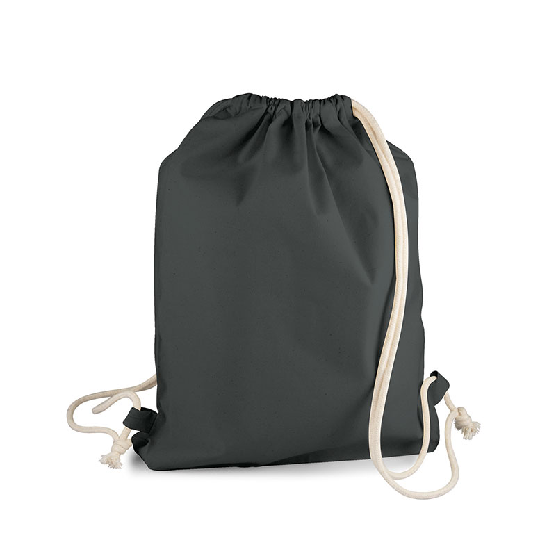 Baumwollrucksack Sophia - dark coal